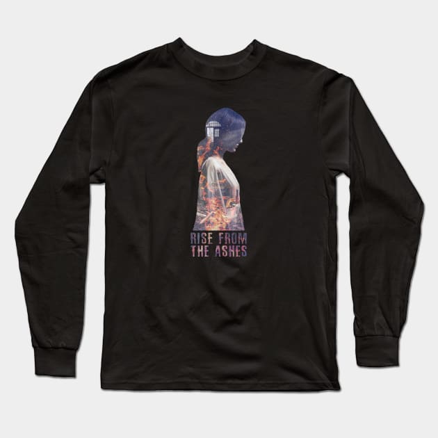 RISE FROM THE ASHES Long Sleeve T-Shirt by CleanRain3675